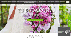 Desktop Screenshot of elisabetartefloral.com
